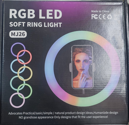 RGB LED Ring Light | Bright and soft tones | controller included | best for videography and sorting out lighting issues