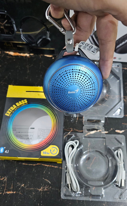 Genius SP-906 BT | Portable bluetooth speaker | Bluetooth , TF card, Genius SP-906BT BLUE Outdoor Portable Bluetooth Speake SP906BT Outdoor Portable Bluetooth Speaker Multiple color options