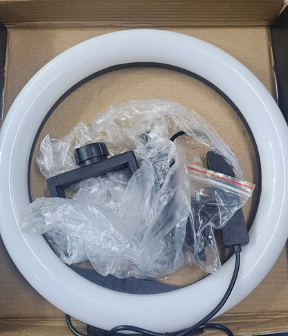 RGB LED Ring Light | Bright and soft tones | controller included | best for videography and sorting out lighting issues