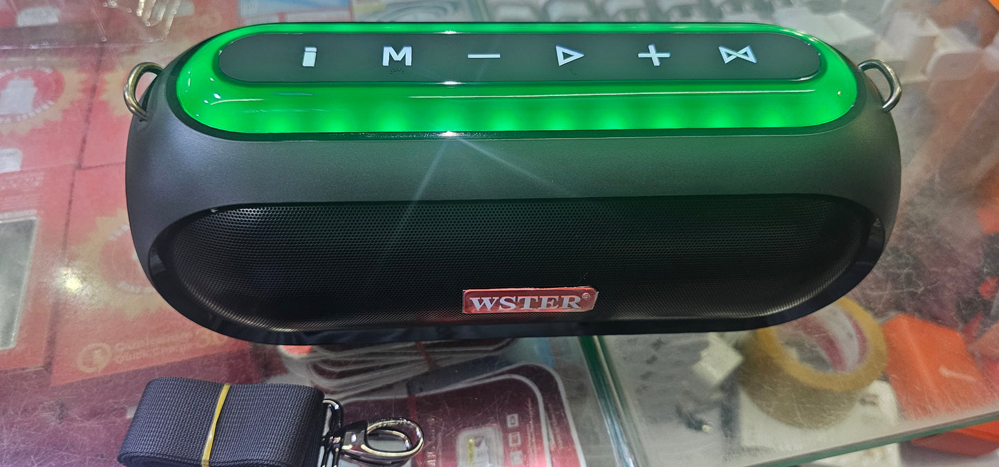WSTER JC-830 Portable Speaker | amazing design with impressive bass sound | Asthetic Speakers | Travel friendly | long lasting battery for smooth Operations