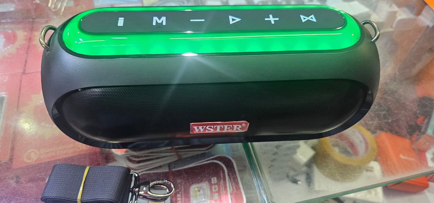 WSTER JC-830 Portable Speaker | amazing design with impressive bass sound | Asthetic Speakers | Travel friendly | long lasting battery for smooth Operations