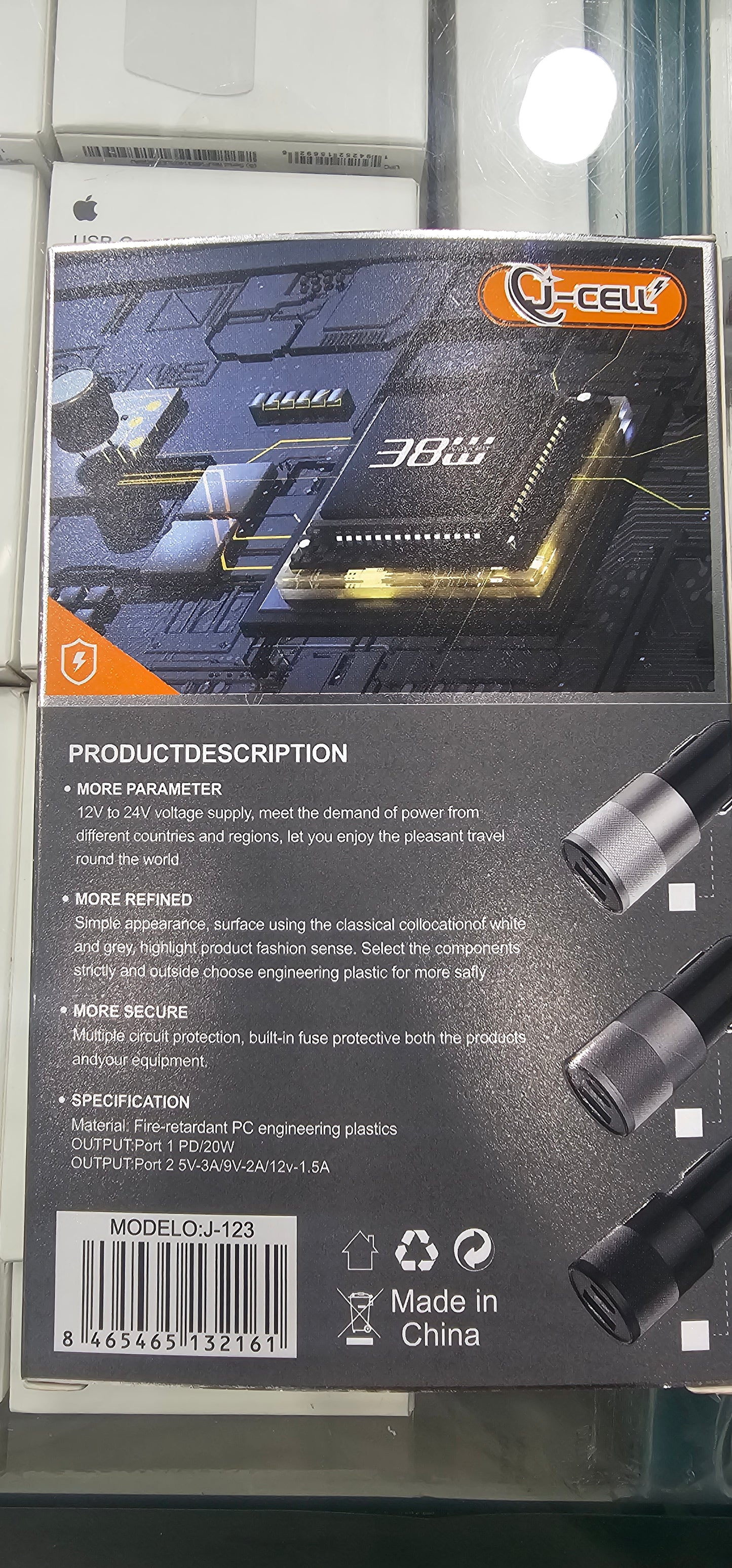 E-cell Car charger | travel charger | Type C to C | and Type A USB port | reliable and authentic product | 20w USB Type C port, and QC 3.0 USB type A supports both Apple and android fast charges