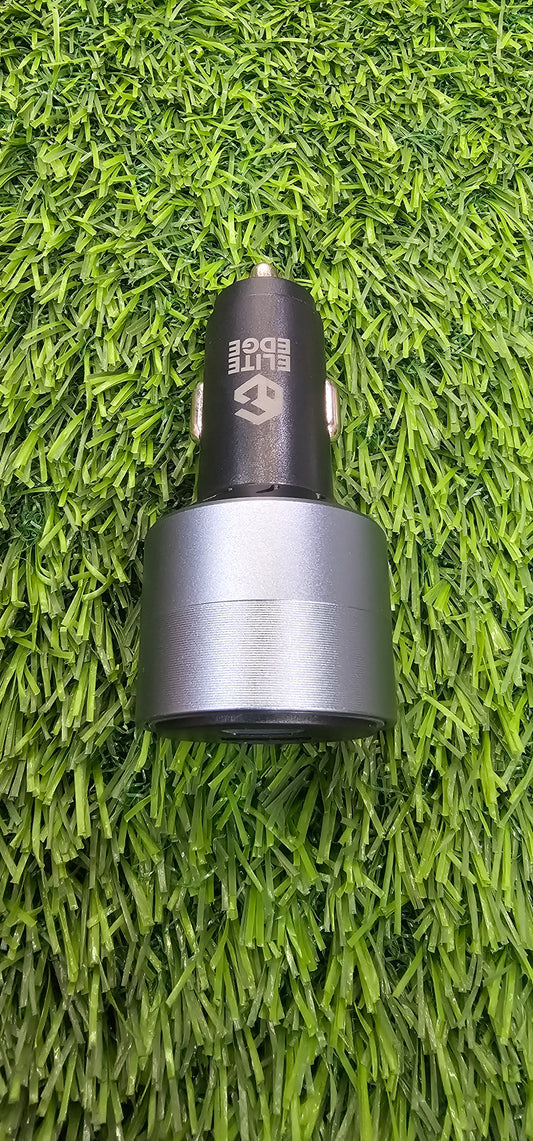 Elite Edge 3-port car charger | 65w Type C PD , 35w Type c PD and a 18w Type A QC output ports | supreme build quality | superfast charging on the go for most of devices | must carry accessory for car
