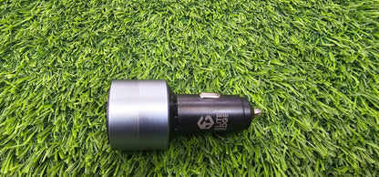 Elite Edge 3-port car charger | 65w Type C PD , 35w Type c PD and a 18w Type A QC output ports | supreme build quality | superfast charging on the go for most of devices | must carry accessory for car