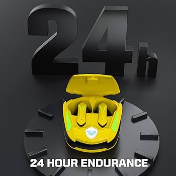 AULA Gaming earbuds | TWS F-108 Specifically made for gaming | Amazing headset with RGB with exceptional design language | Made for gaming | Long battery life with economical pricing