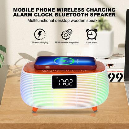SING-e Wireless bluetooth speaker with Wireless cahrger | A portable compact speaker with wireless charger built on top | looks beautiful and can be used as multitasker | attractive design | Fast charging support