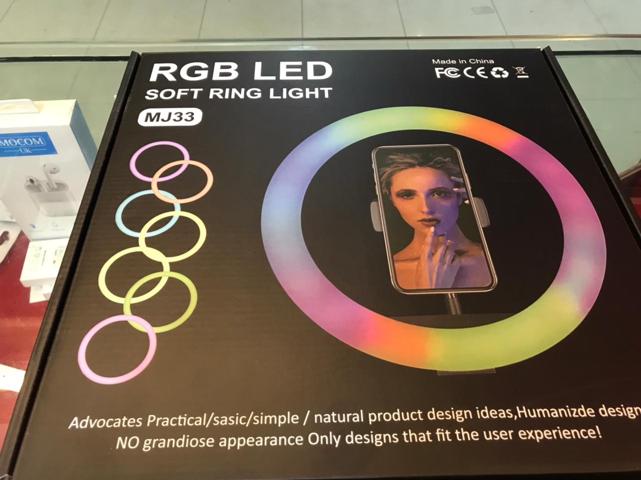 RGB LED Ring Light | Bright and soft tones | controller included | best for videography and sorting out lighting issues