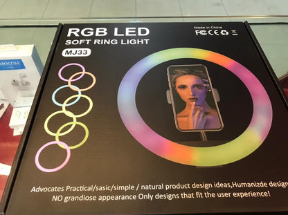 RGB LED Ring Light | Bright and soft tones | controller included | best for videography and sorting out lighting issues
