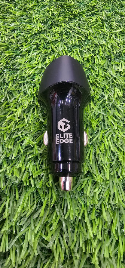 Elite Edge Car charger | 2-port premium | QC 3.0 Type A,  PD 30w Type C port | Supreme build quality and power delivery | high quality product to have