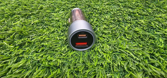 Elite Edge 2-port car charger | 35w max output | car accessories | can be used for iphone and samsungs | Type c and type A port | Go-to charger for car