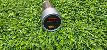 Elite Edge 2-port car charger | 35w max output | car accessories | can be used for iphone and samsungs | Type c and type A port | Go-to charger for car