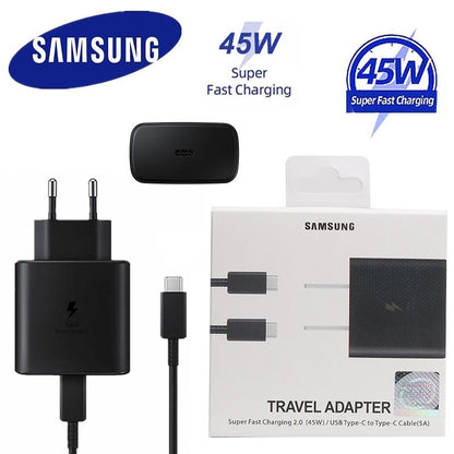 samsung original 45w charger | Box pulled | Original samsung accessories | Samsung 45W Super Fast Charger |