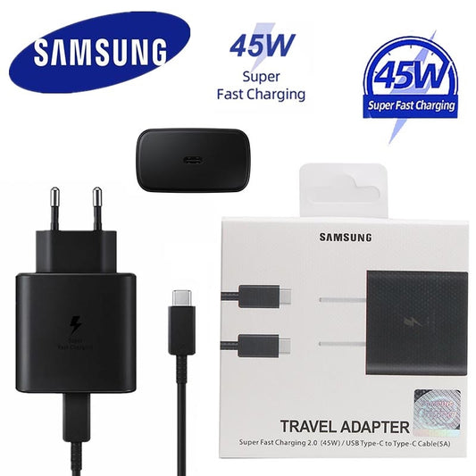 samsung original 45w charger | Box pulled | Original samsung accessories | Samsung 45W Super Fast Charger |